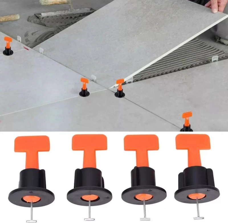 KIT NIVELADOR CERAMICAS REUTILIZABLES 50 PIEZAS PARA INSTALACION - 2