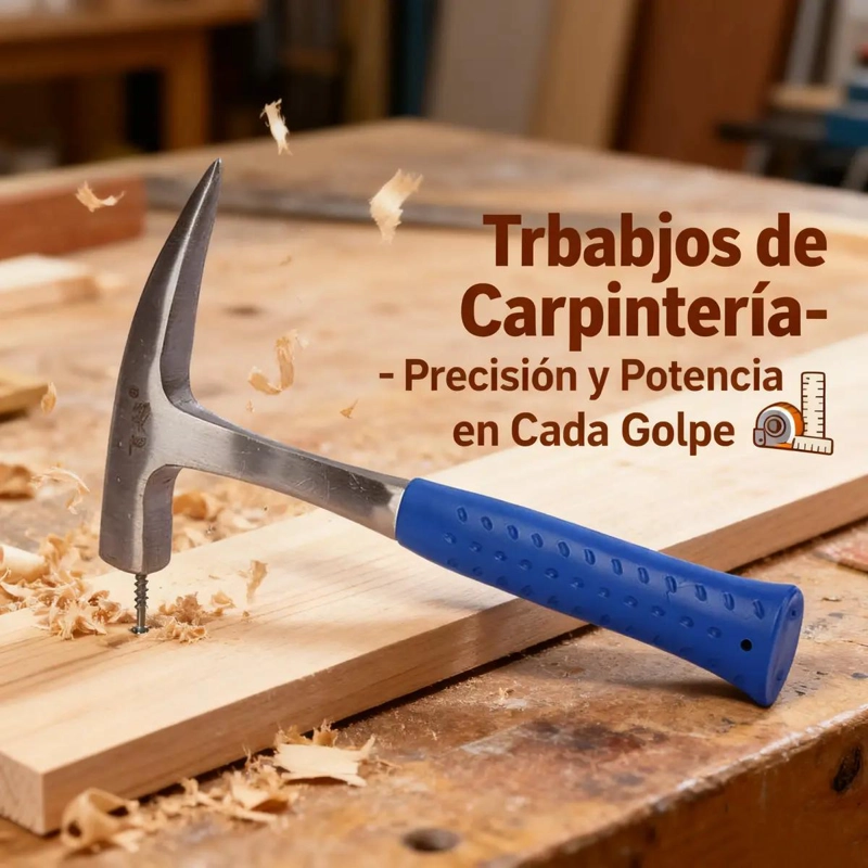 MARTILLO GEOLOGICO DE ACERO CON MANGO ANTIDESLIZANTE PARA EXPLORACION - 5