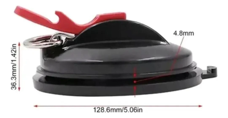 VENTOSAS PORTATILES PARA COLGAR ACCESORIOS EN AUTO Y CARPA - 1