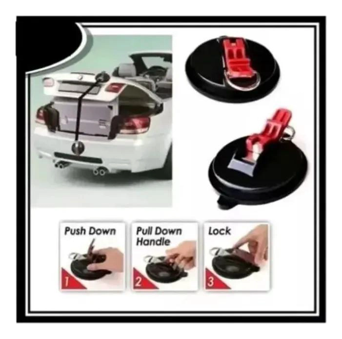 VENTOSAS PORTATILES PARA COLGAR ACCESORIOS EN AUTO Y CARPA - 2