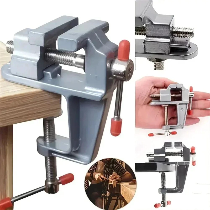 PRENSA AJUSTABLE PORTATIL PARA MANUALIDADES Y BRICOLAJE - 4