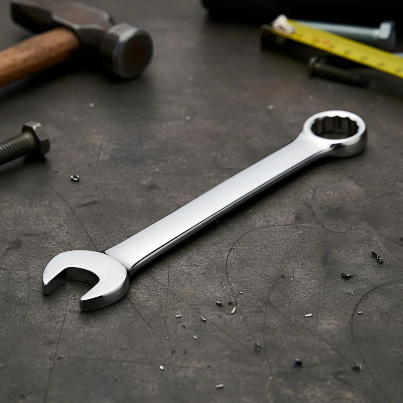 LLAVE DE PUNTA DE CORONA 24MM CON CHICHARRA CROMADA - 3
