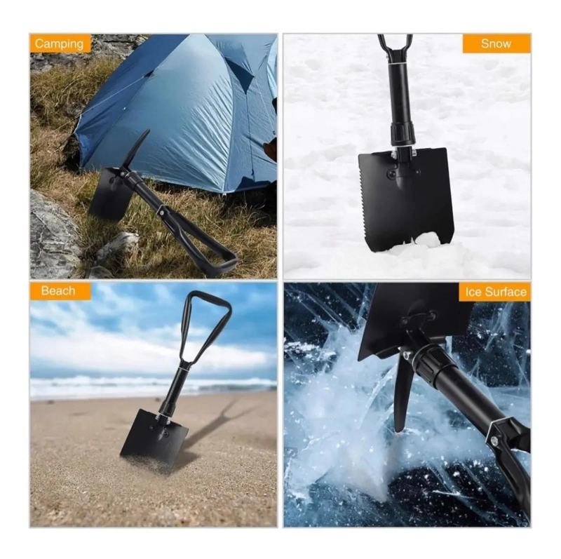 PALA PLEGABLE MULTIFUNCIONAL PARA CAMPING Y AVENTURA - 2