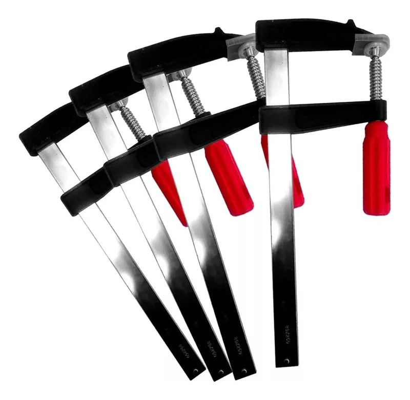 PACK DE 4 PRENSAS RAPIDAS AJUSTE MANUAL - 1