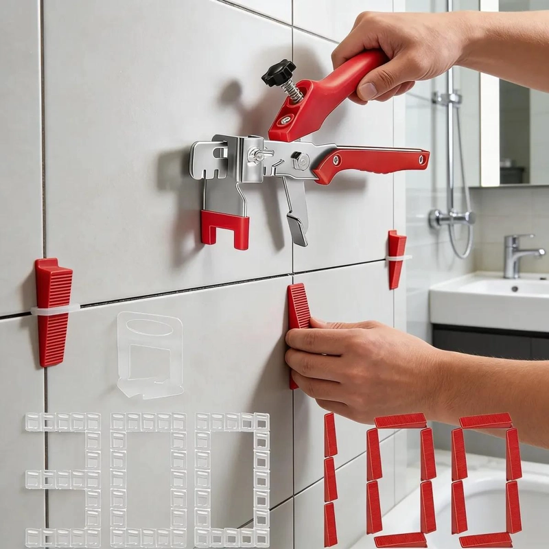 SISTEMA DE NIVELACION PARA CERAMICOS CON CLIPS Y ALICATE - 5