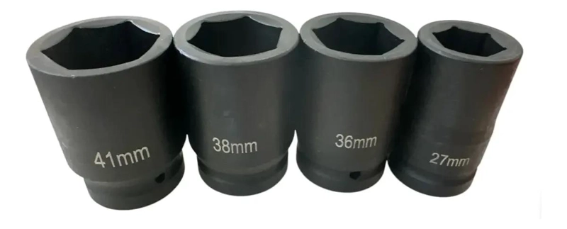 JUEGO DE DADOS DE IMPACTO CUADRANTE 1 PULGADA 22 A 41 MM - 4
