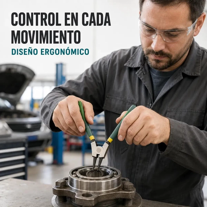 JUEGO DE ALICATES PARA ANILLOS DE SEGURIDAD 4 PIEZAS - 5