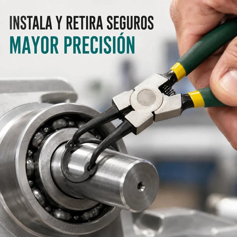 JUEGO DE ALICATES PARA ANILLOS DE SEGURIDAD 4 PIEZAS - 9
