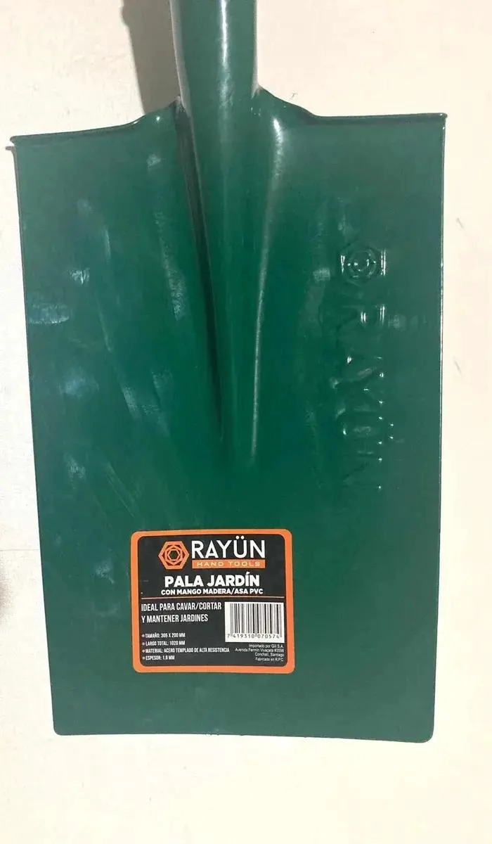PALA DE JARDIN CON MANGO DE MADERA ERGONOMICO - 1