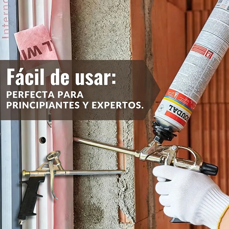 PISTOLA APLICADORA DE ESPUMA DE POLIURETANO PARA PROYECTOS - 7