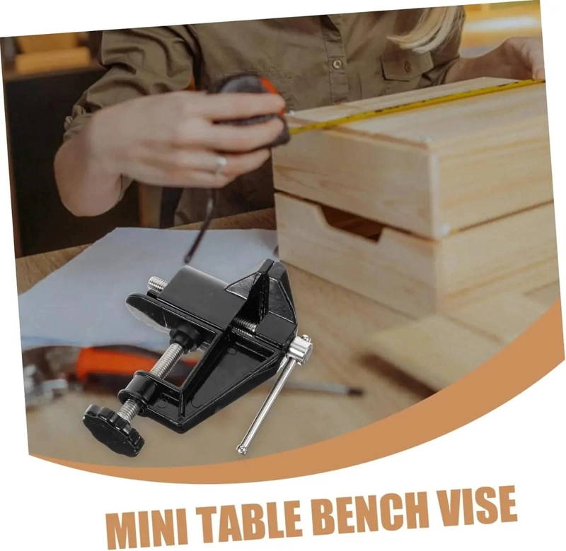MINI PRENSA DE MESA CON ROTACION 360 GRADOS EN ALUMINIO - 9