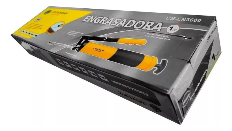 ENGRASADORA MANUAL 600CC CON MANGUERA FLEXIBLE DE ALTA PRESION - 1