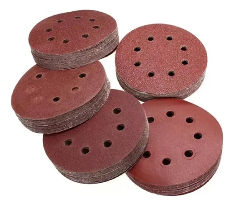 PACK DE 120 LIJAS VELCRO DE 4.5' PARA MULTIPLES SUPERFICIES - 1