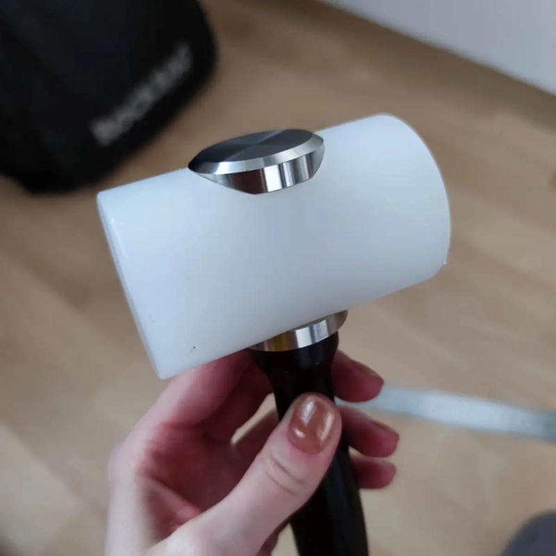 MARTILLO MAZO NYLON 19 CM CON MANIJA DE MADERA - 3