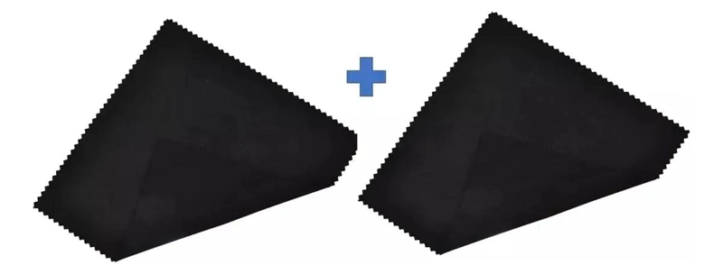 PACK DE 2 PAÑOS DE MICROFIBRA PARA LIMPIEZA DE LENTES Y PANTALLAS - 2