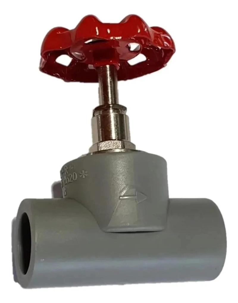 LLAVE DE CAÑO 20MM CON ACABADO ROJO - 2