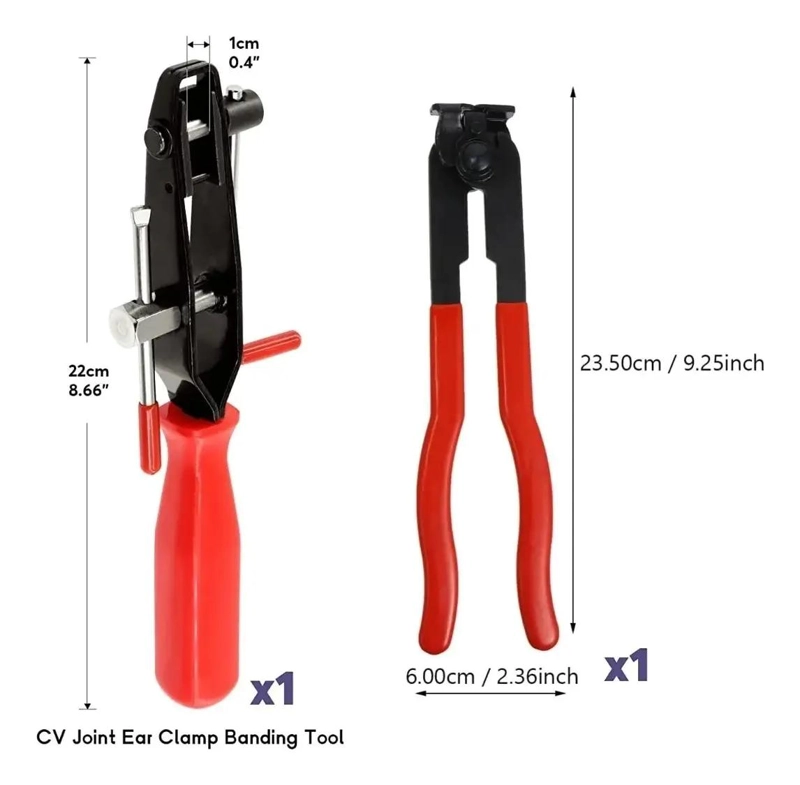 SET DE ALICATES PARA ABRAZADERAS DE JUNTAS CV 2 PCS - 4