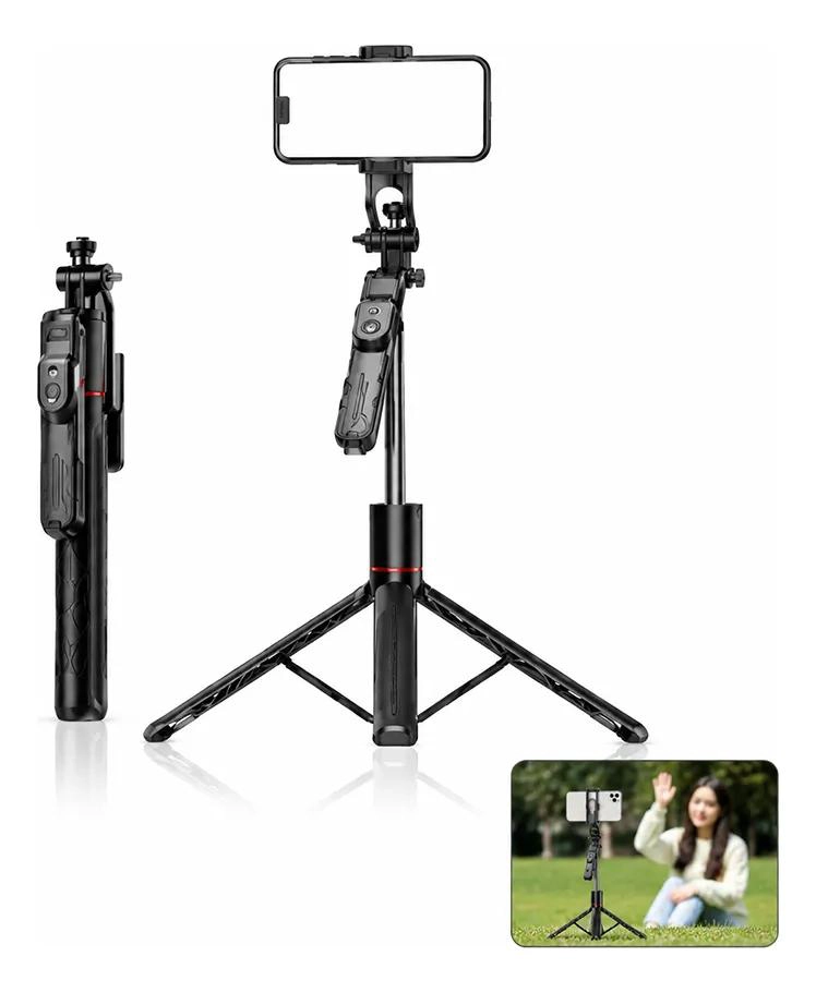 TRIPODE PLEGABLE MULTIFUNCIONAL CON CONTROL REMOTO PARA CELULARES - 1