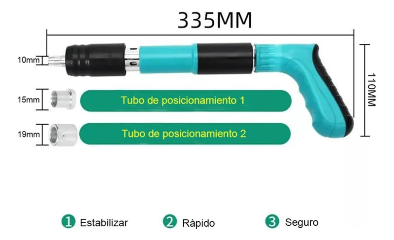 KIT PISTOLA FIJACION DE PARED PORTATIL - 3