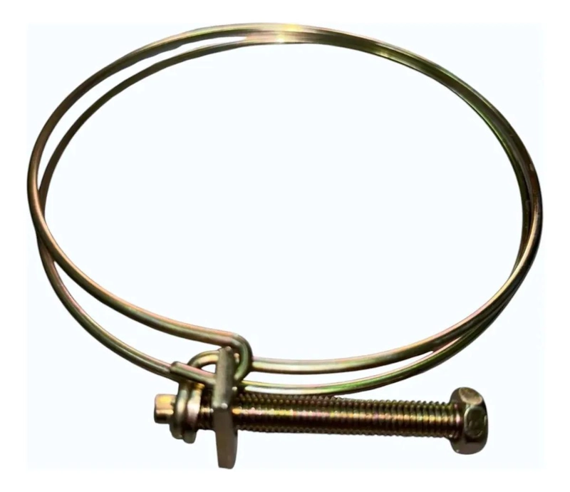 PACK DE 3 ABRAZADERAS DE ACERO INOXIDABLE PARA MANGUERAS 4 PULGADAS - 2