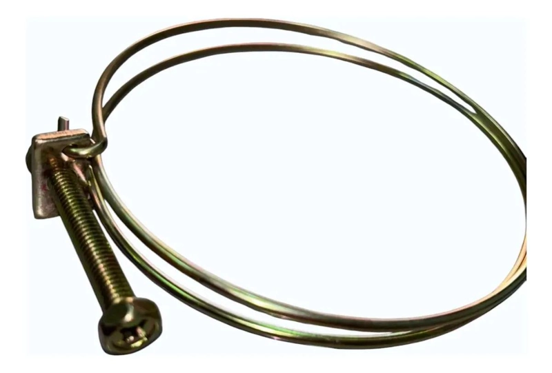 PACK DE 3 ABRAZADERAS DE ACERO INOXIDABLE PARA MANGUERAS 4 PULGADAS - 3