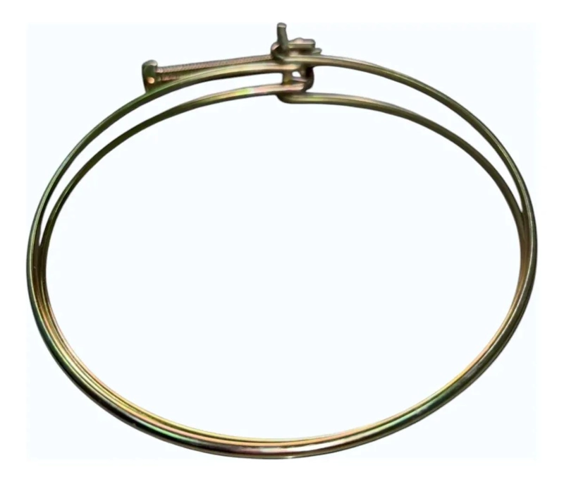 PACK DE 3 ABRAZADERAS DE ACERO INOXIDABLE PARA MANGUERAS 4 PULGADAS - 4