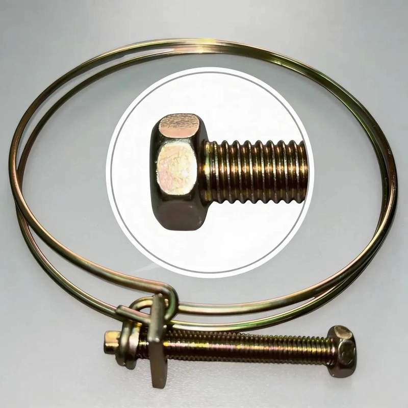 PACK DE 3 ABRAZADERAS DE ACERO INOXIDABLE PARA MANGUERAS 4 PULGADAS - 9
