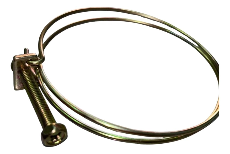 PACK DE 4 ABRAZADERAS DE ACERO INOXIDABLE PARA MANGUERAS - 1