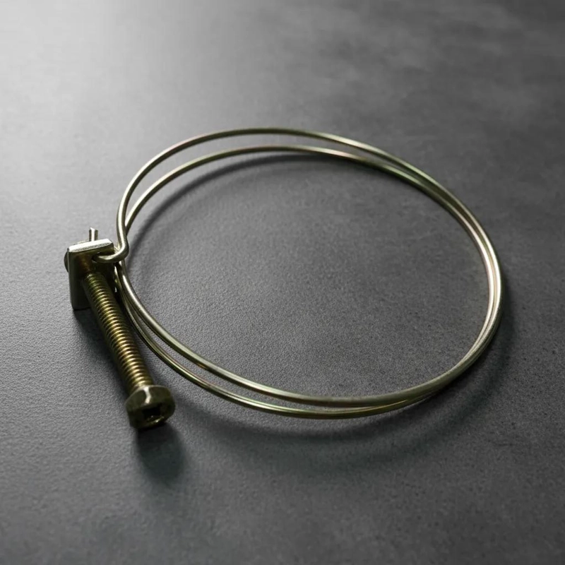 PACK DE 4 ABRAZADERAS DE ACERO INOXIDABLE PARA MANGUERAS - 6