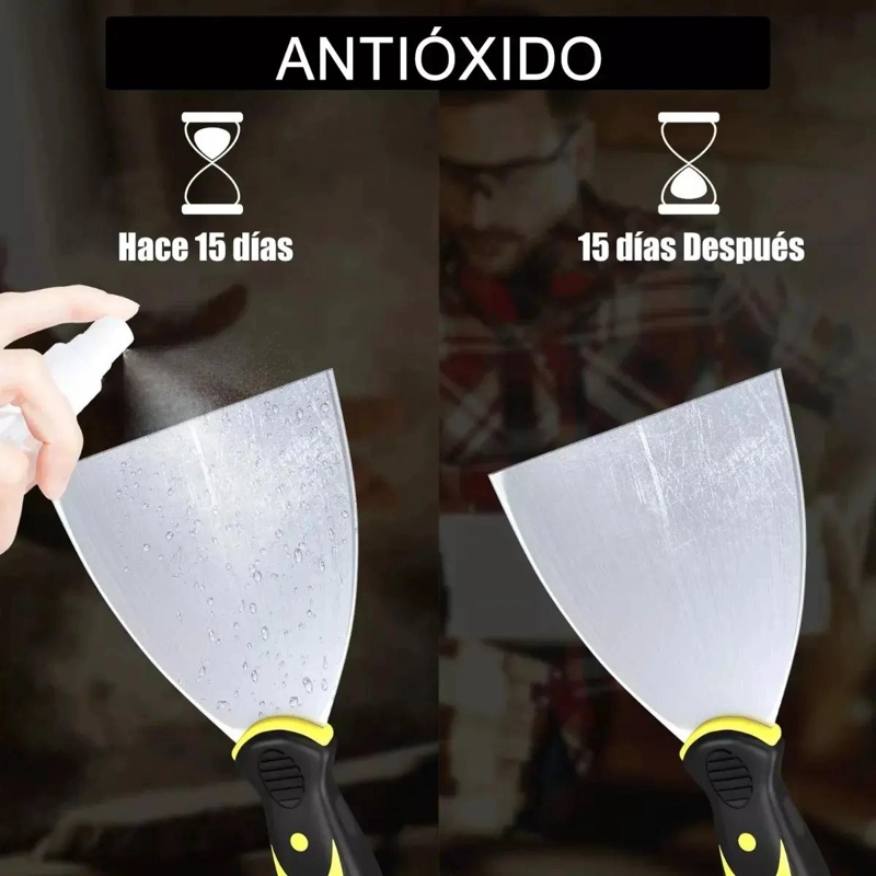 PACK DE 9 UTENSILIOS DE ACERO INOXIDABLE - 6