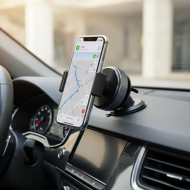 SOPORTE MAGNE TICO 360° PARA CELULAR EN AUTO - 9