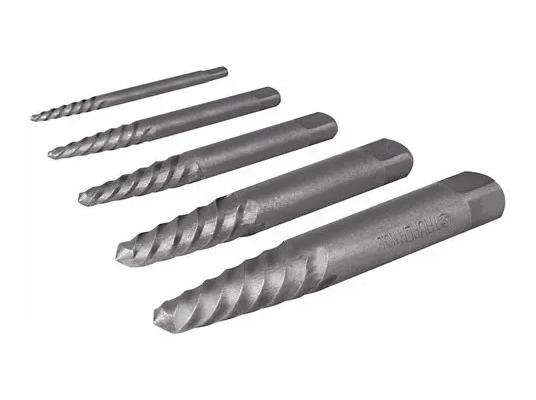 EXTRACTOR DE TORNILLOS DAÑADOS 5 PIEZAS PARA BRICOLAJE - 4