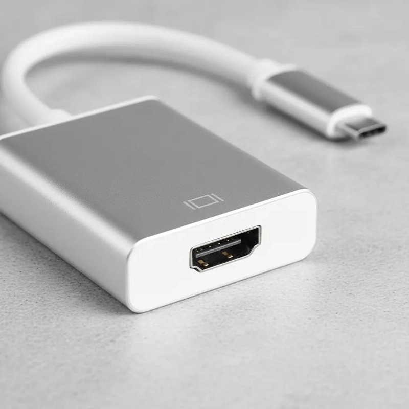 ADAPTADOR USB TIPO C A HDMI 4K PARA CONEXIONES ESTABLES - 3