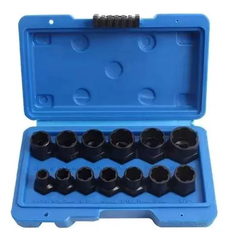 SET DE DADOS EXTRACTORES PARA PERNOS Y TUERCAS DE 6 A 19MM - 1