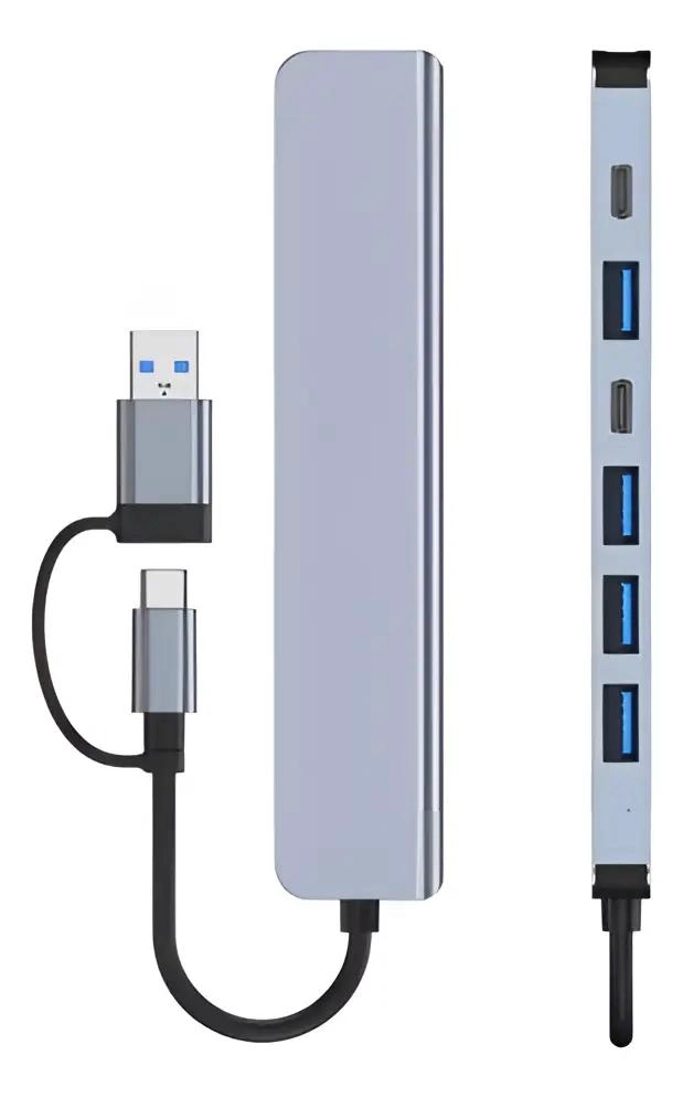ADAPTADOR HUB TIPO C 8 EN 1 PARA CONECTAR DISPOSITIVOS - 6