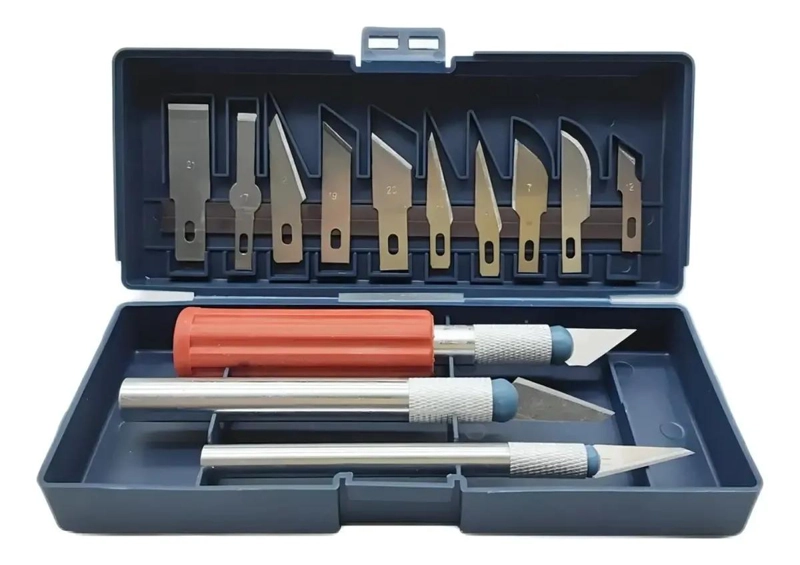 SET DE CUCHILLOS DE PRECISION PARA MANUALIDADES Y GRABADO - 1