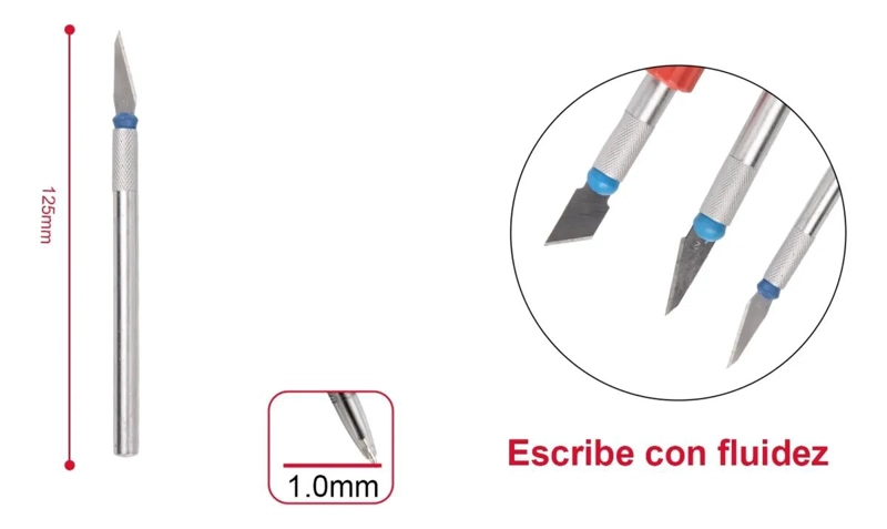 SET DE CUCHILLOS DE PRECISION PARA MANUALIDADES Y GRABADO - 5