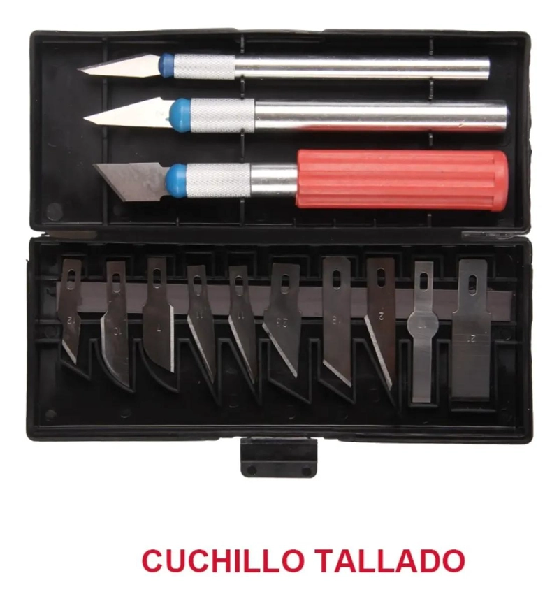 SET DE CUCHILLOS DE PRECISION PARA MANUALIDADES Y GRABADO - 6