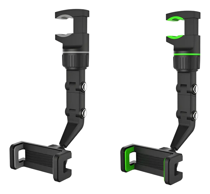 SOPORTE PARA TELE FONO DE AUTO CON GIRO 360° Y AJUSTE FACIL - 1