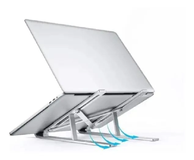 SOPORTE DE ALUMINIO AJUSTABLE PARA NOTEBOOK PORTATIL - 5