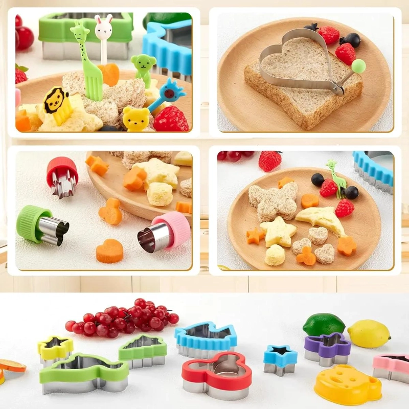 SET DE 55 CORTADORES PARA GALLETAS, SANDWICH, FRUTAS Y MUFFINS - 6