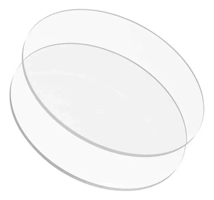 SET DE 2 DISCOS ACRILICOS PARA TORTAS DE 30CM EN COLOR NEGRO - 1