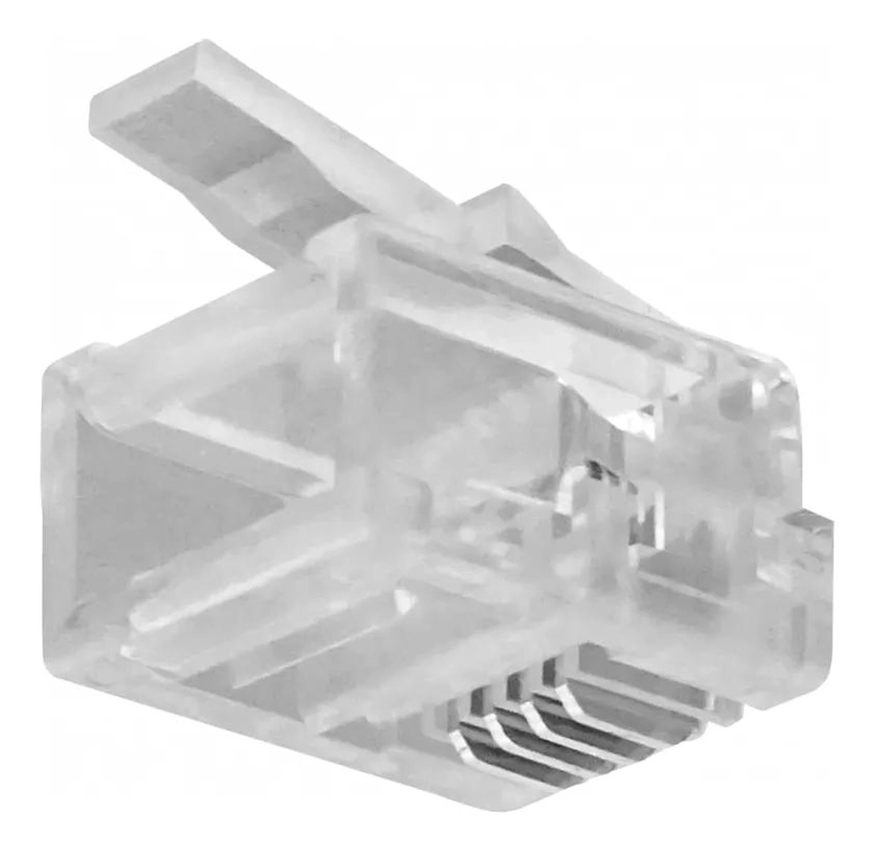 CONECTORES MACHO CRIMPEABLES RJ11/RJ14 PARA REDES - 2