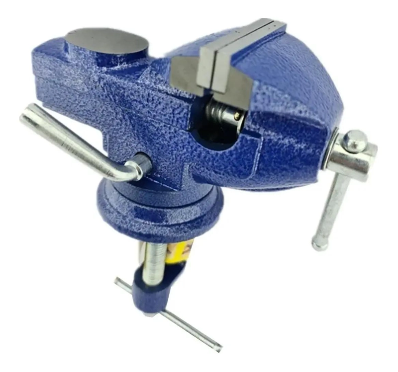TORNILLO DE BANCO GIRATORIO 60 MM PARA MESA DE TRABAJO - 1