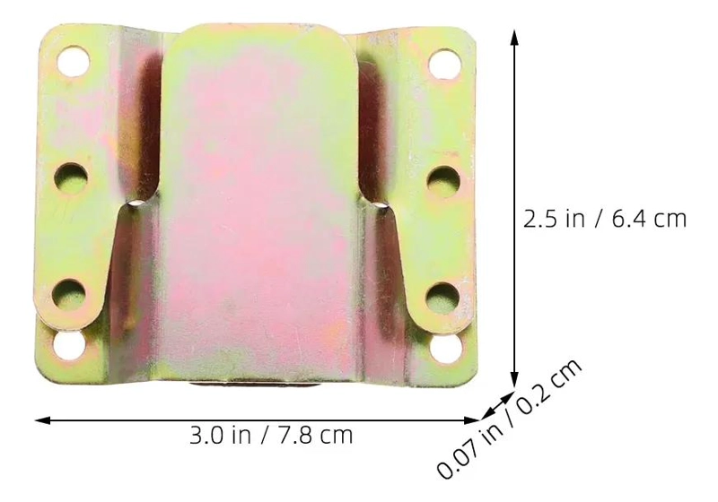PACK DE 20 PARES DE CONECTORES METALICOS PARA MUEBLES - 2