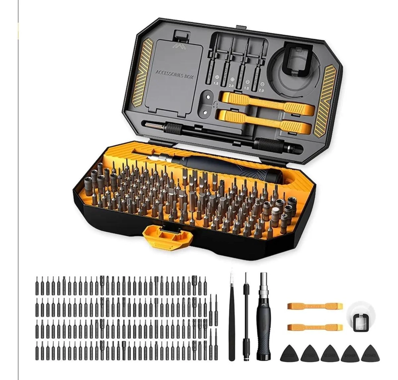 JUEGO DE DESTORNILLADORES DE PRECISION 145 PIEZAS CON ACCESORIOS - 2