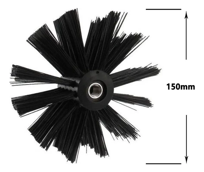PACK DE CEPILLOS PARA LIMPIEZA DE CHIMENEAS - 4