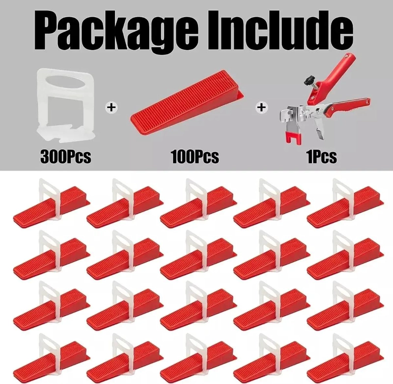 KIT DE NIVELACION PARA AZULEJOS CON CLIPS Y CUÑAS REUTILIZABLES - 5
