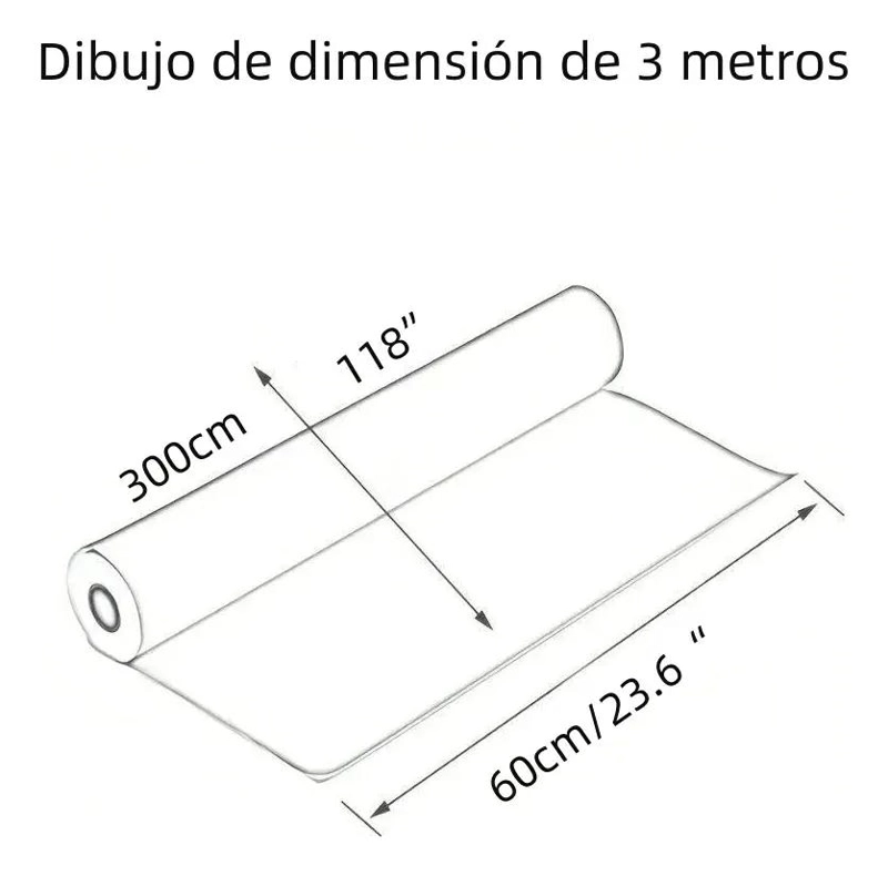 PELICULA ESMERILADA PARA VENTANAS PVC 60X300CM - 2