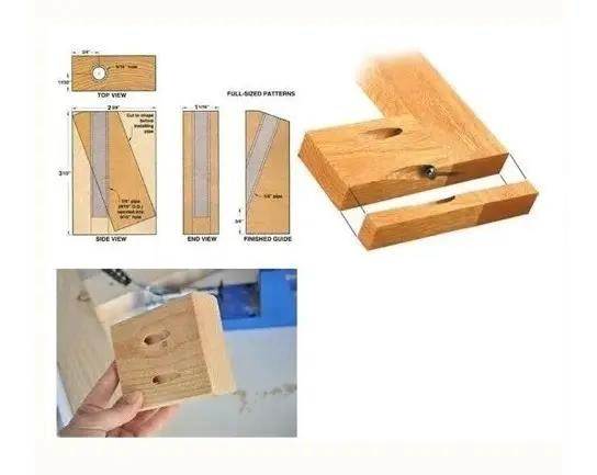 PLANTILLA OCULTADORA DE TORNILLOS PARA MADERA - 4